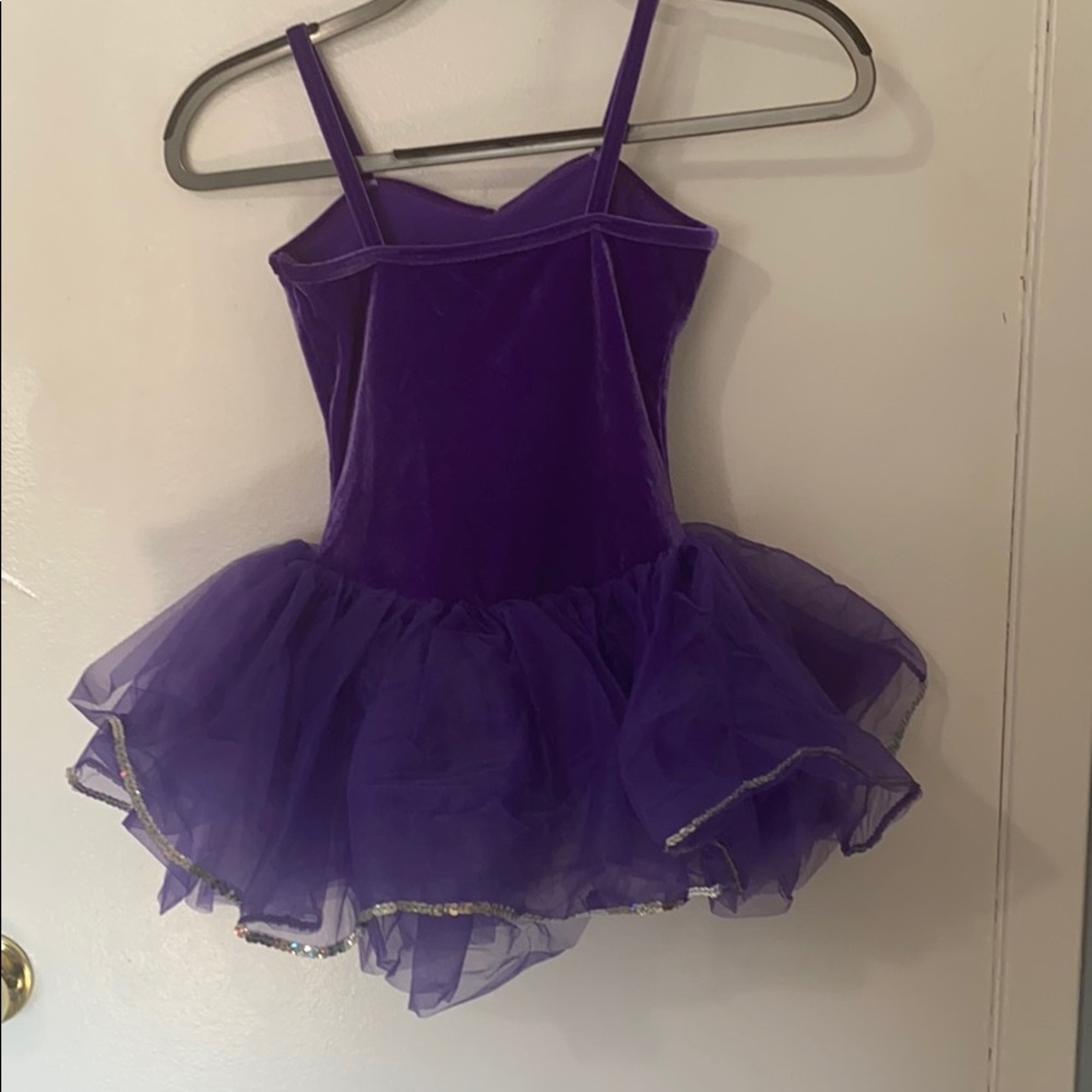 Purple Velvet Dance Costume - Picture 5 of 6